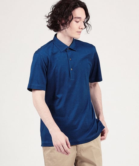 【TOMORROWLAND MEN】コットンメッシュ ポロシャツ