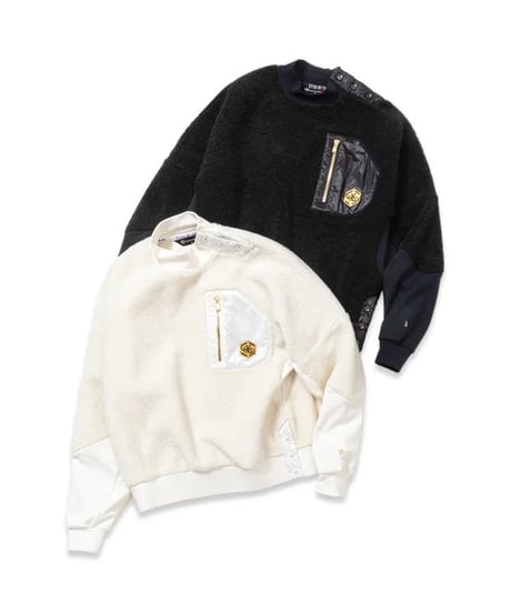 【SY32 by SWEET YEARS GOLF】WOOL ECO BOA PULLOVER