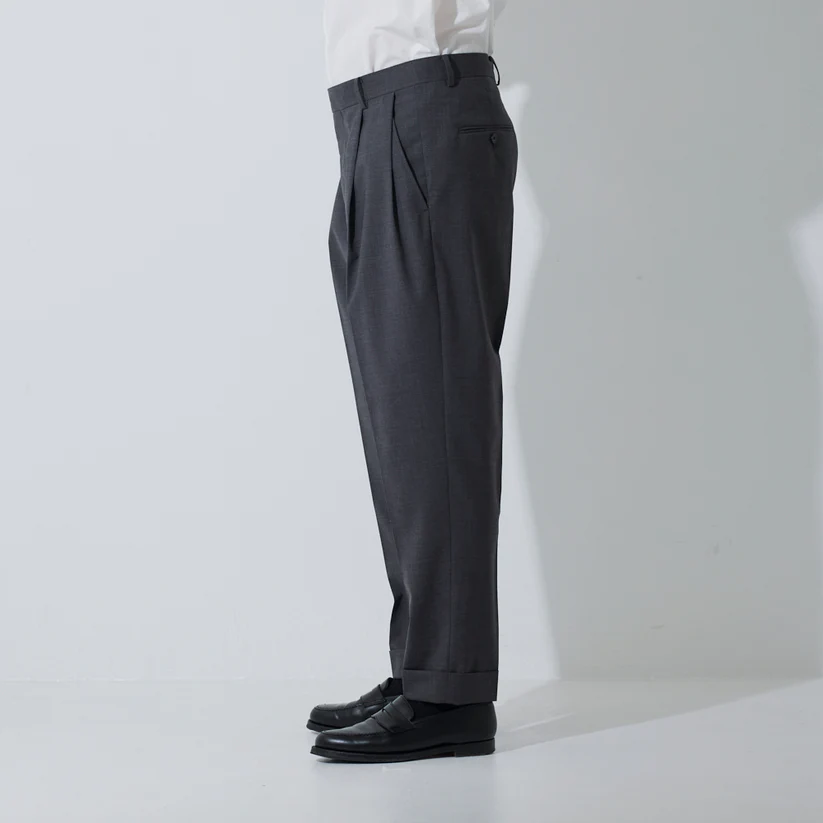 colon】CPT-1/ 2out-Pleats Slacks - TW Tropical
