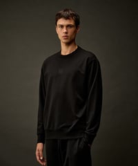 【C.P.COMPANY The Metropolis Series】 Stretch Fleece Crew Neck Logo Sweatshirt