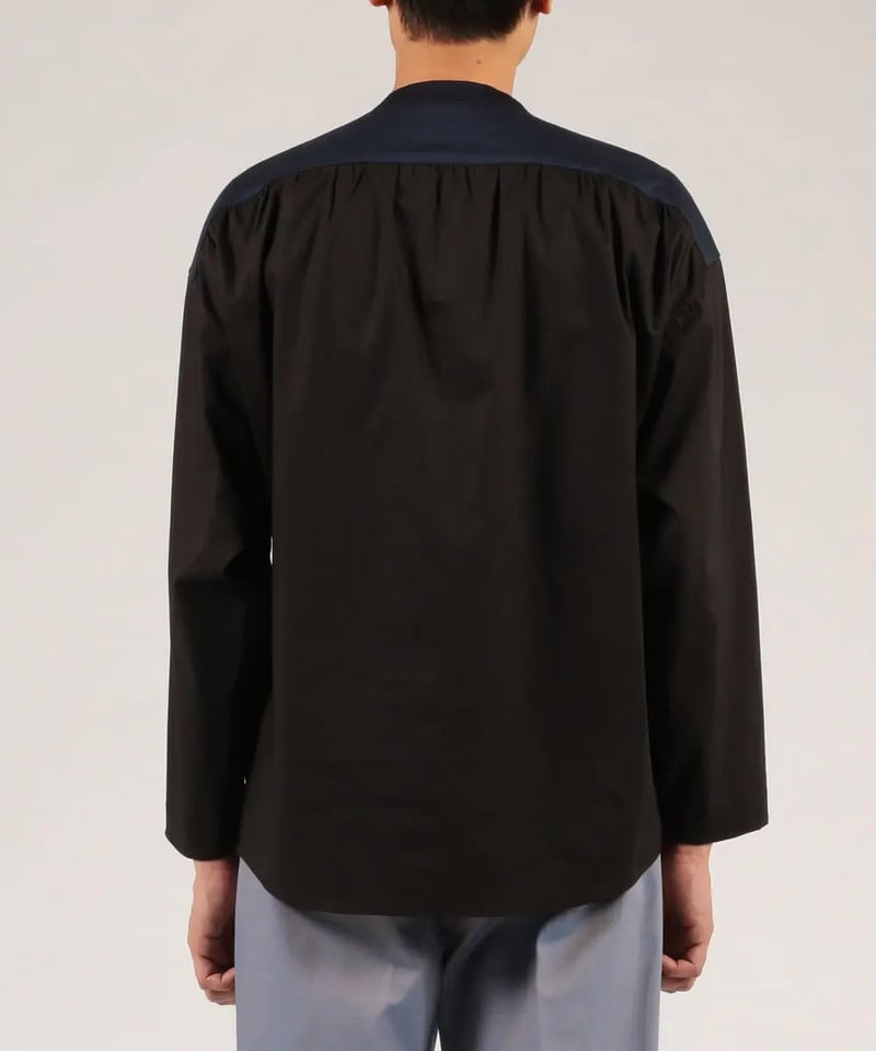 TOMORROWLAND MEN】コットン シャツコンビデザインプルオーバー | MICHE