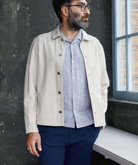 【About Companions】Workwear inspired light jacket Asir in sand
