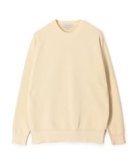 【TOMORROWLAND tricot】 コットンポリエステル クルーネックニット
