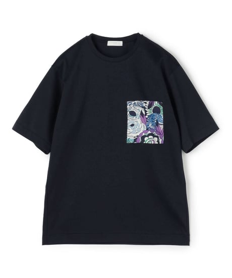 【TOMORROWLAND MEN 】コットンプリントポケットTシャツ