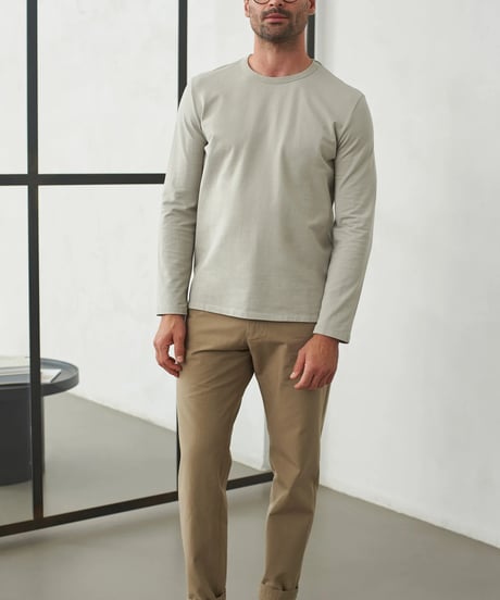 【About Companions】Casual light jumper Lars in reed