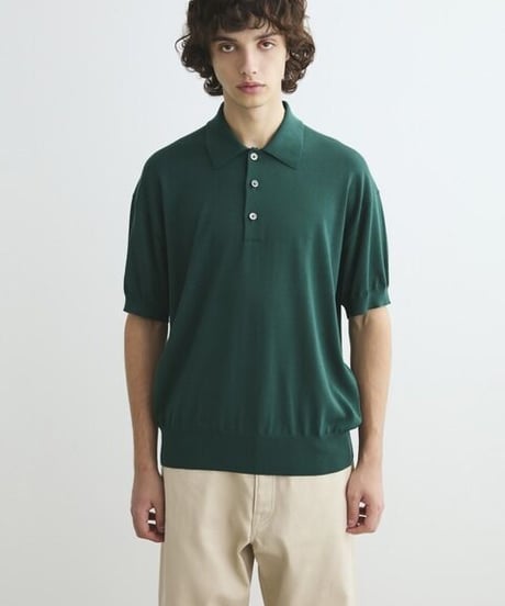 【Traditional Weather Wear】POLO COLLAR PULLOVER SHORT-SLEEVE -Unisex-
