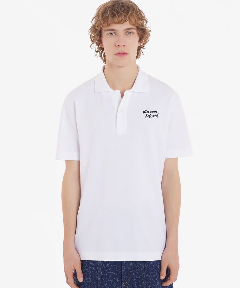 MAISON KITSUNE】HANDWRITING COMFORT POLO | MICH