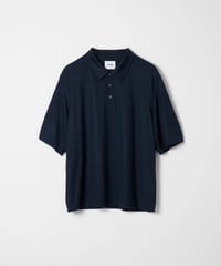 【:colon】CPSH-1 / 2/72 Wool Jersey / Navy / ウォッシャブルウールポロシャツ