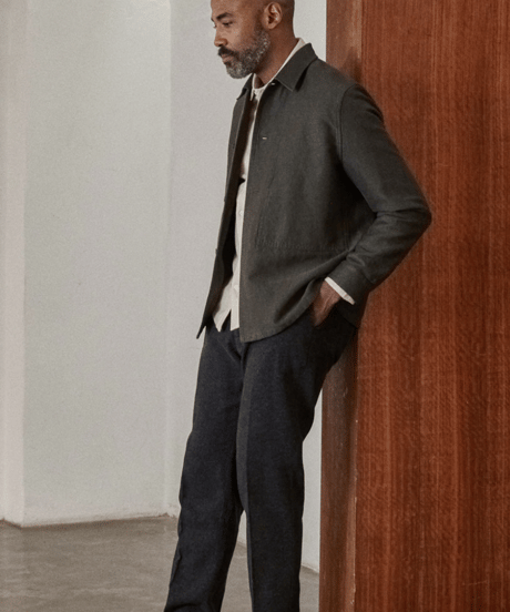 【About Companions】OWE overshirt steel winter linen
