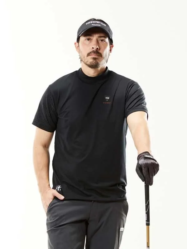 新品☆【SY32 GOLF】 G-002 EMBOSS STRETCH MOCK SY32 by SWEET YEARS GOLF】G-002 EMBOSS STRETCH