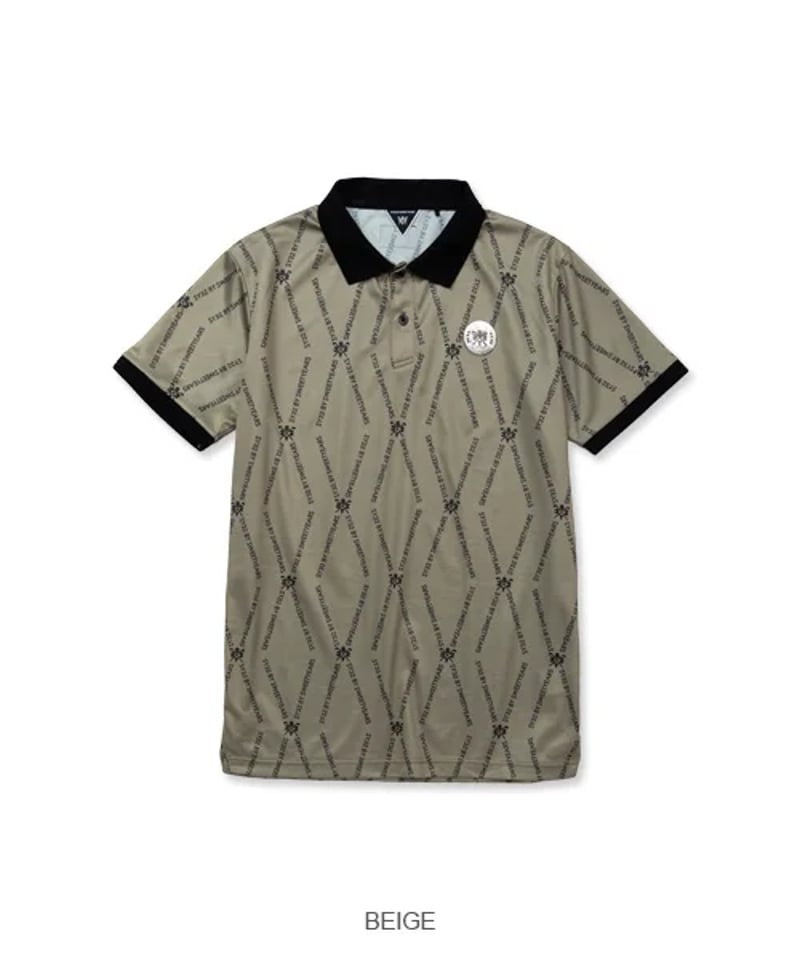 SY32 by SWEET YEARS GOLF】QD GRAPHIC POLO | MIC