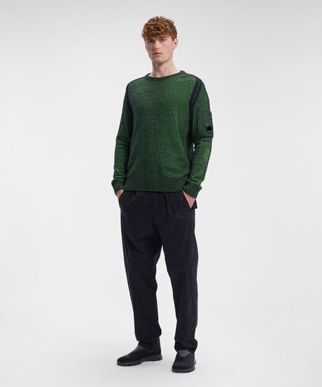 【C.P.COMPANY】Fleece Knit Jumper