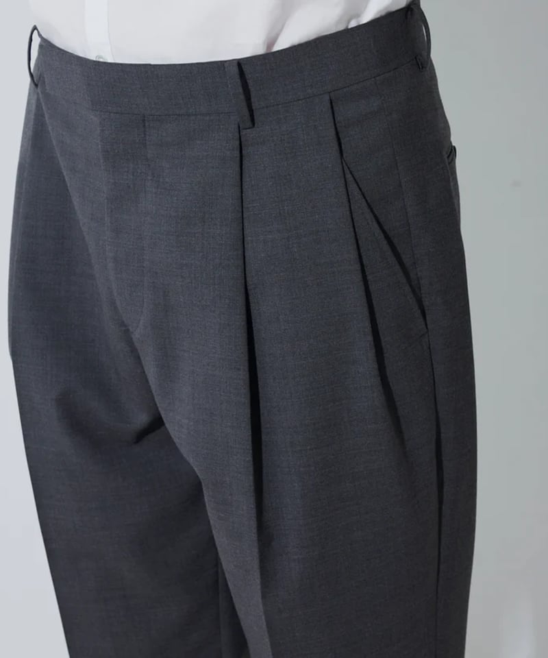 colon】CPT-1/ 2out-Pleats Slacks - TW Tropical colon】CPT-1/ 2out-Pleats Slacks - TW Tropical