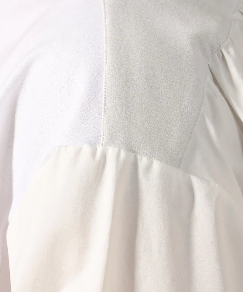 TOMORROWLAND MEN】コットン シャツコンビデザインプルオーバー | MICHE