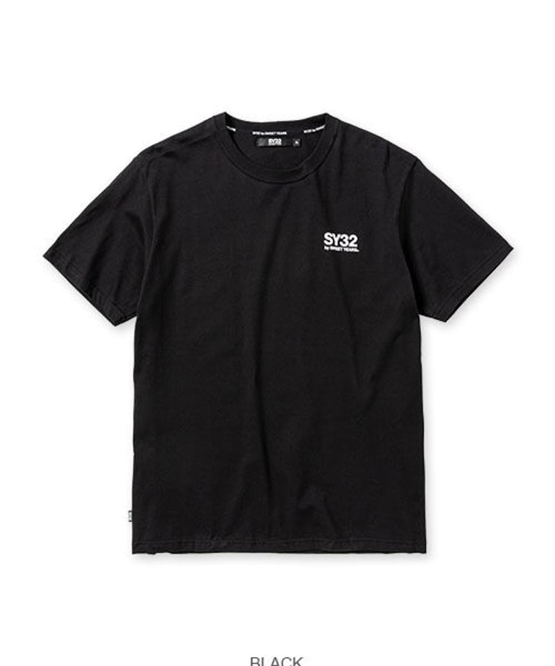 SY32 by SWEET YEARS 】BOX LOGO BACK PRINT TEE |
