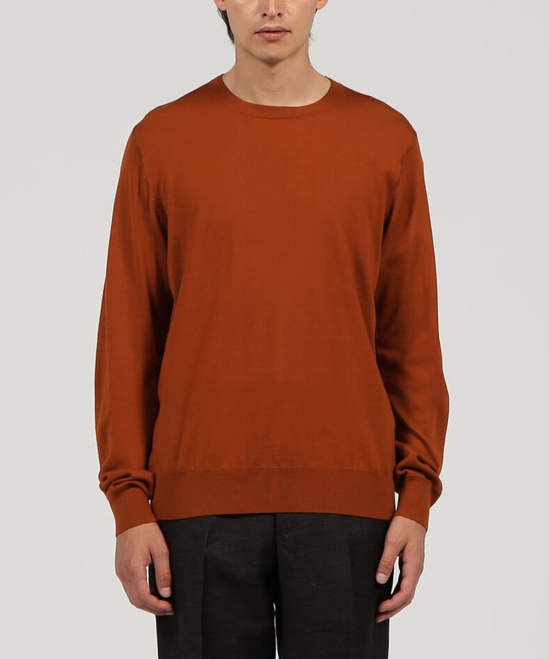 極美品TOMORROWLAND toricot メリノウール　クルーネックニット TOMORROWLAND TRICOT】 スーパーファインメリノウール クルー