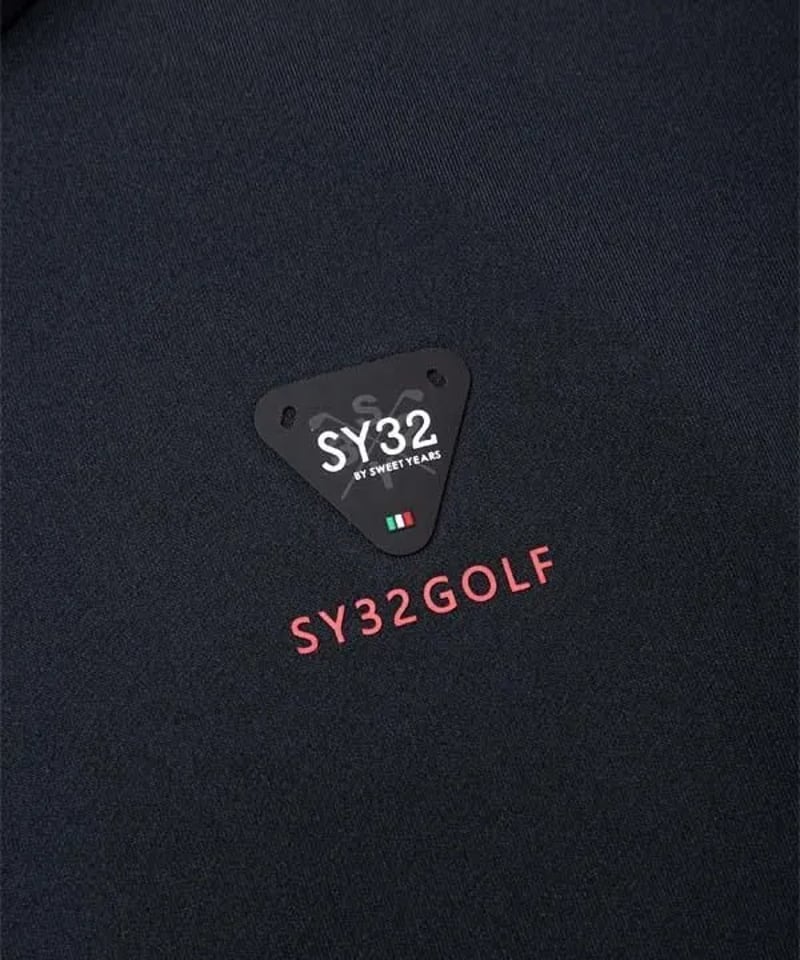 新品☆【SY32 GOLF】 G-002 EMBOSS STRETCH MOCK SY32 by SWEET YEARS GOLF】G-002 EMBOSS STRETCH