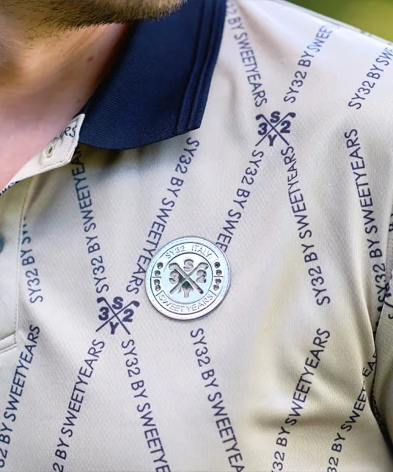 SY32 by SWEET YEARS GOLF】QD GRAPHIC POLO | MIC