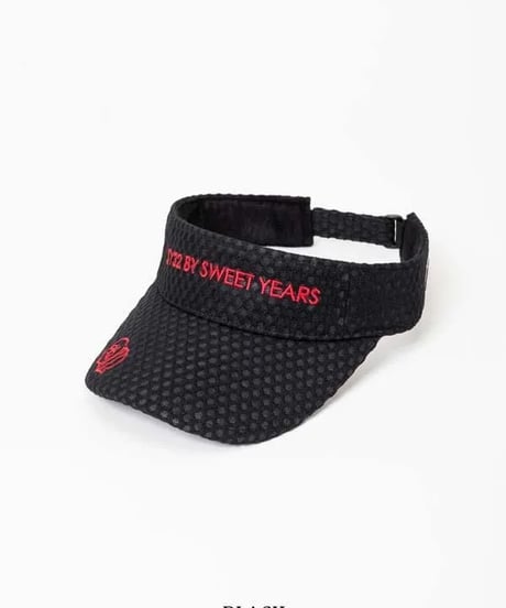 【SY32 by SWEET YEARS GOLF】MESH EMB SUN VISOR