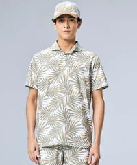 【SY32 by SWEET YEARS GOLF】PUNCHING GRAPHIC SKIPPER POLO