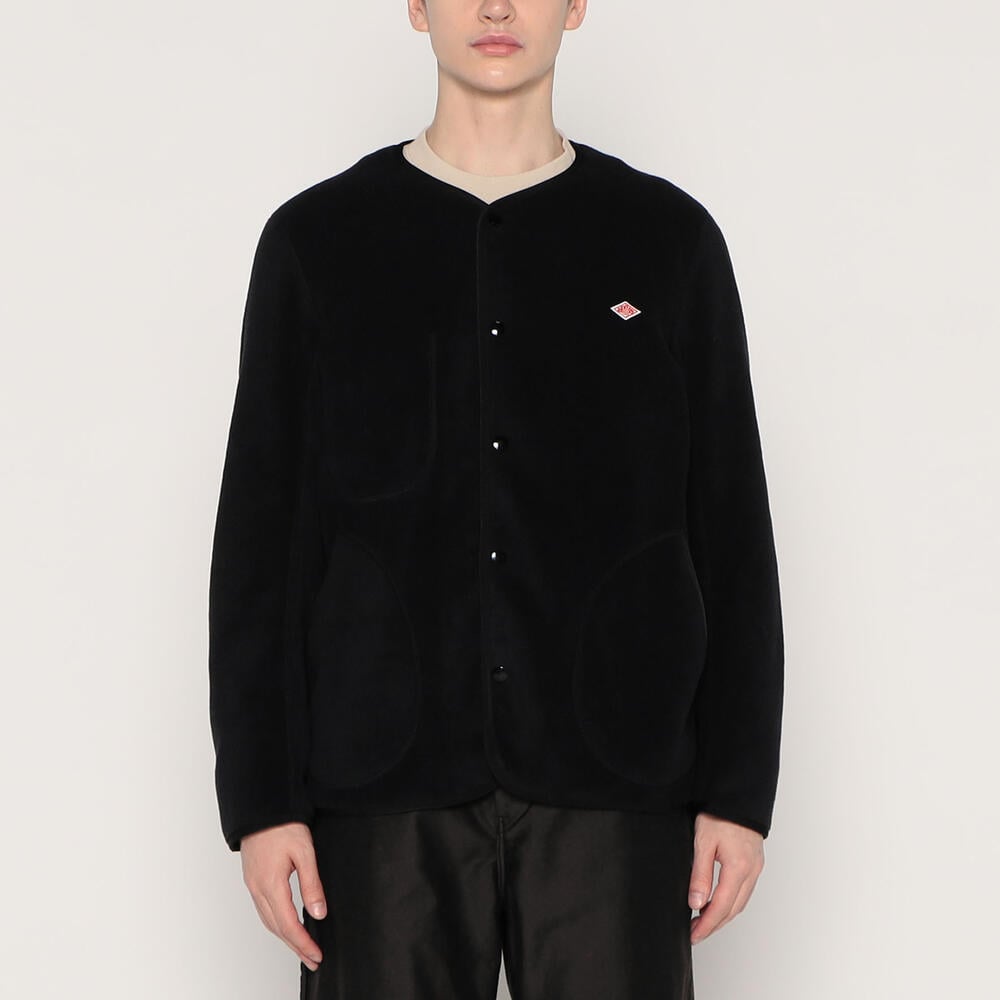 DANTON】FLEECE COLLARLESS JACKET | MICHELLE STORES