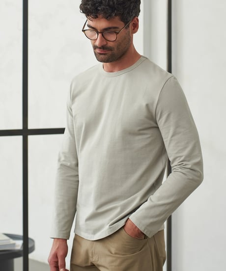 【About Companions】Casual light jumper Lars in reed