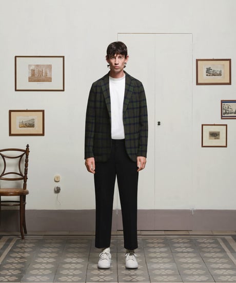 【CIRCOLO1901】OVER CHECK BASIC BLAZER