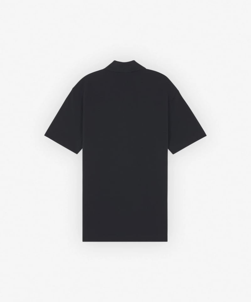 Maison Kitsune COMFORT POLO ポロシャツ ブラック BOLD FOX HEAD PATCH COMFORT POLO | Maison Kitsuné