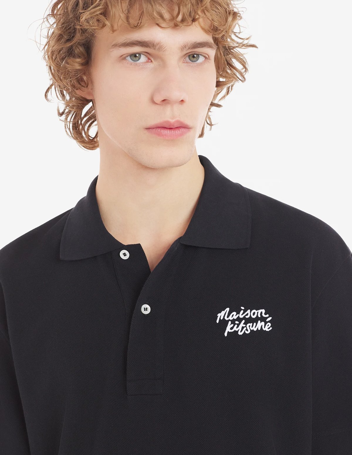 MAISON KITSUNE】HANDWRITING COMFORT POLO | MICH MAISON KITSUNE】HANDWRITING COMFORT POLO | MICH