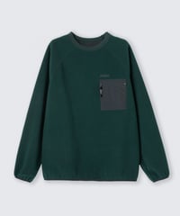 【WILD THINGS】GRID FLEECE CREW