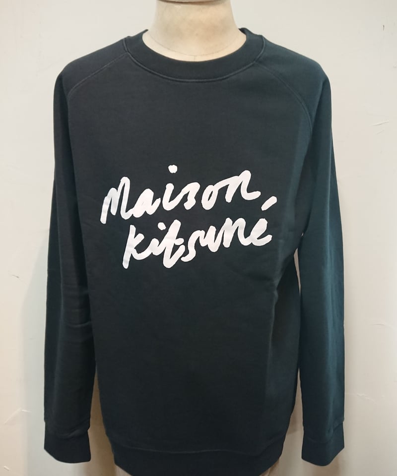 トップス MaisonKitsune HANDWRITINGCLEANSWEATSHIRT MAISON KITSUNE】 HANDWRITING CLEAN SWEATSHIRT |