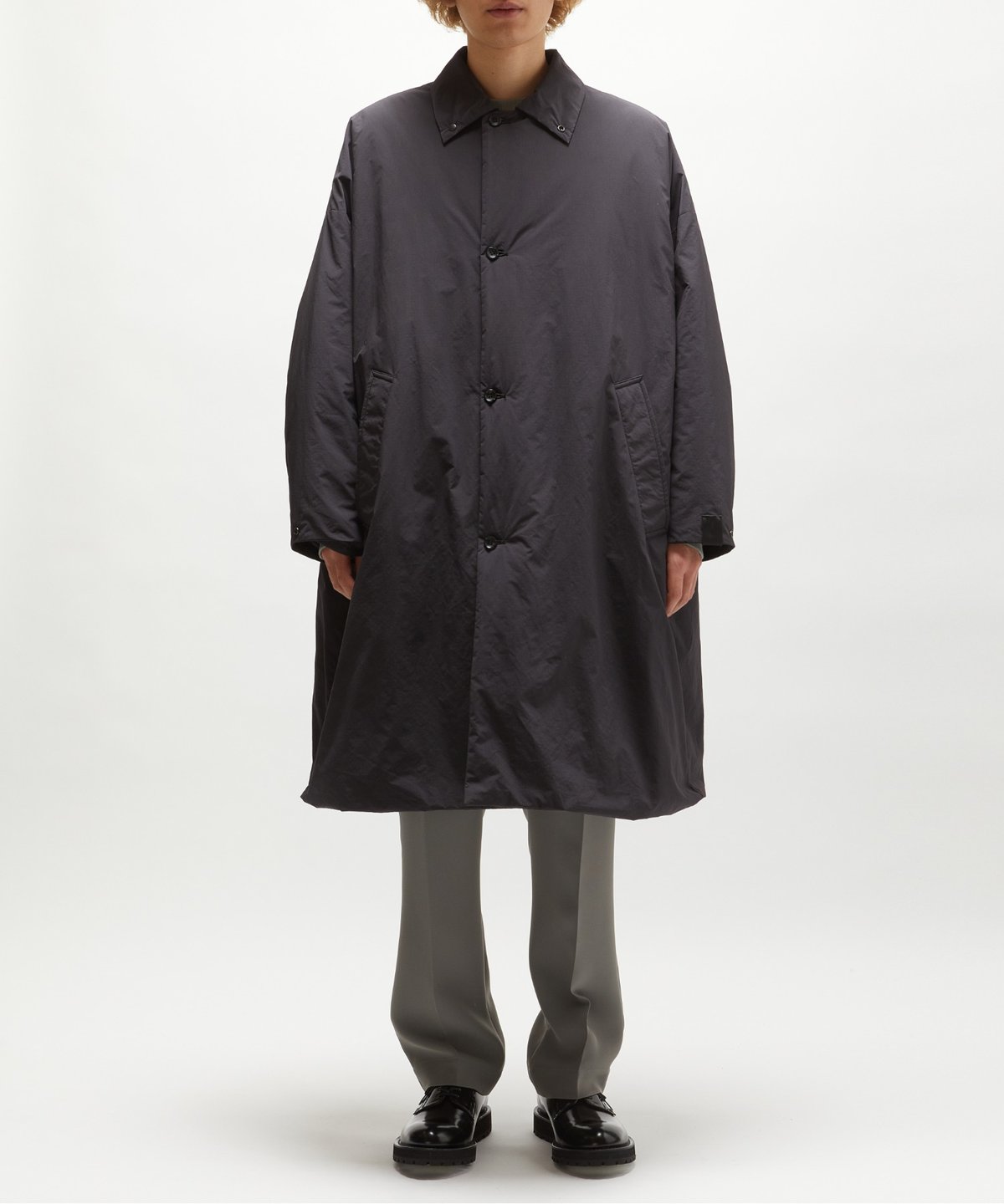 ジャケット・アウター HOOLYWOOD BALMACAAN COAT BLACK fit=scale-down,w=1200