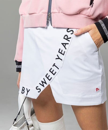 【SY32 by SWEET YEARS GOLF】WOVEN DOUBLE FACE SKIRT