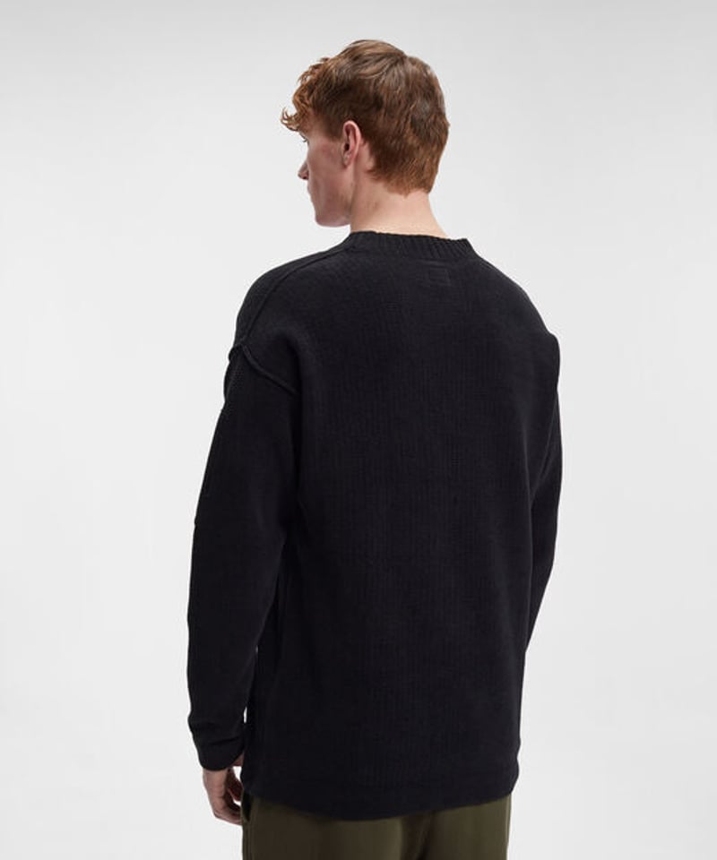 C.P.COMPANY】Chenille Cotton High Neck Knit | M C.P.COMPANY】Chenille Cotton High Neck Knit | M