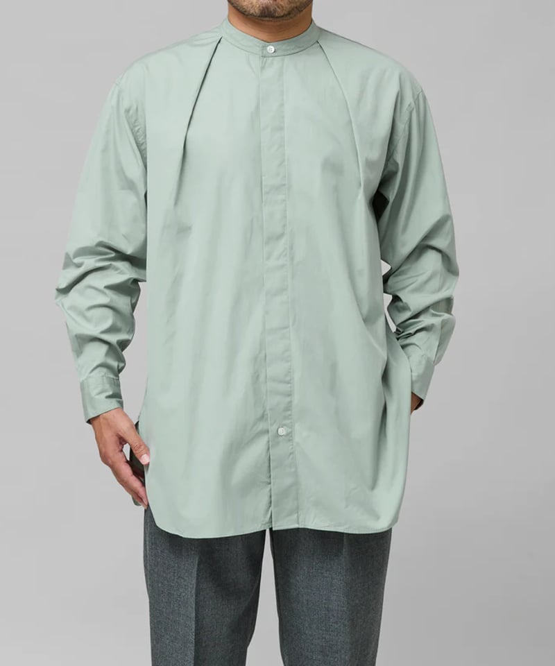 【:Colon】 CSH-1 スタンドカラーシャツ　1 Colon】 CSH-1 スタンドカラーシャツ｜デザインワークスの