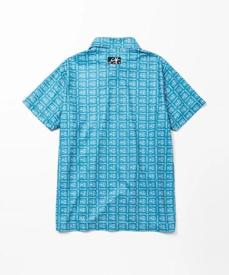 【SY32 by SWEET YEARS GOLF】BOX GRAPHIC KANOKO COLLAR SHIRTS