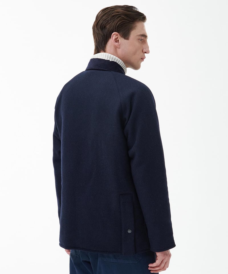 美品 Barbour Bedale Wool NAVY ブリステックスツイード 美品 Barbour Bedale Wool NAVY ブリステックスツイード