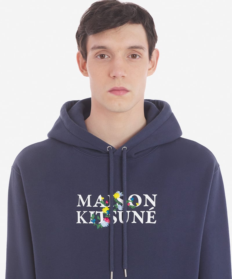 あ*ま様 Maison Kitsune(メゾンキツネ)24SS ステンカラーコー MAISON KITSUNE】MAISON KITSUNE FLOWERS COMFORT