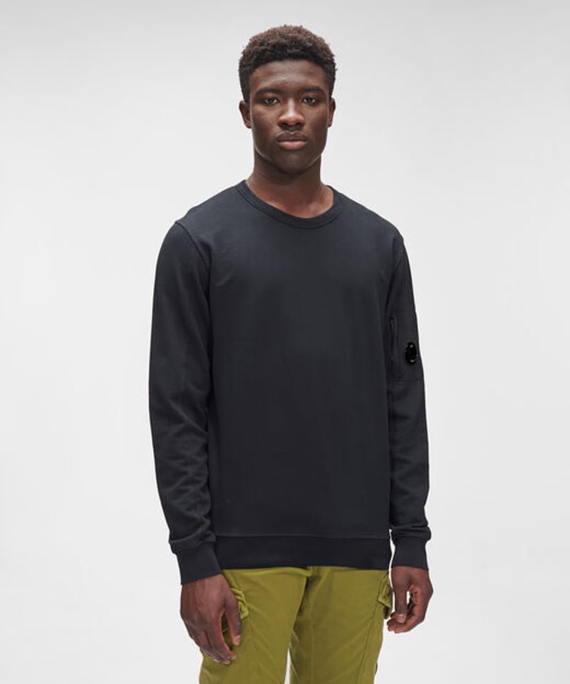 C.P.COMPANY】Light Fleece Crew Neck Sweatshirt