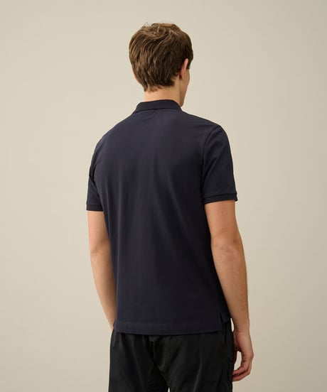 【C.P.COMPANY】Stretch Piquet Slim Polo Shirt