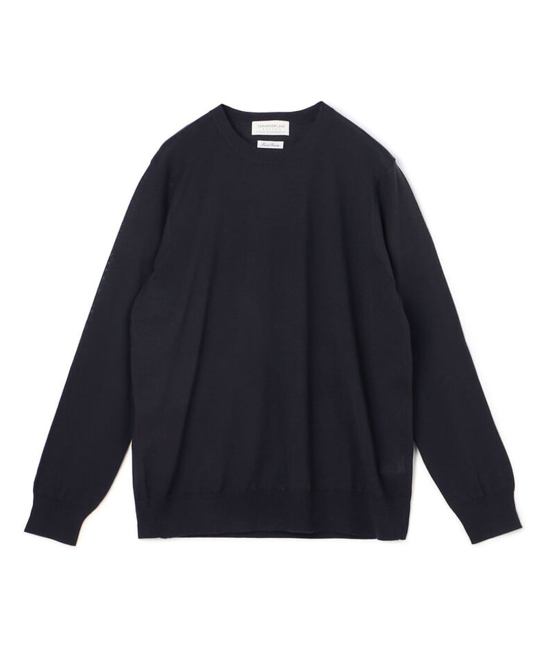 TOMORROWLAND TRICOT】 スーパーファインメリノウール クルー TOMORROWLAND TRICOT】 スーパーファインメリノウール クルー