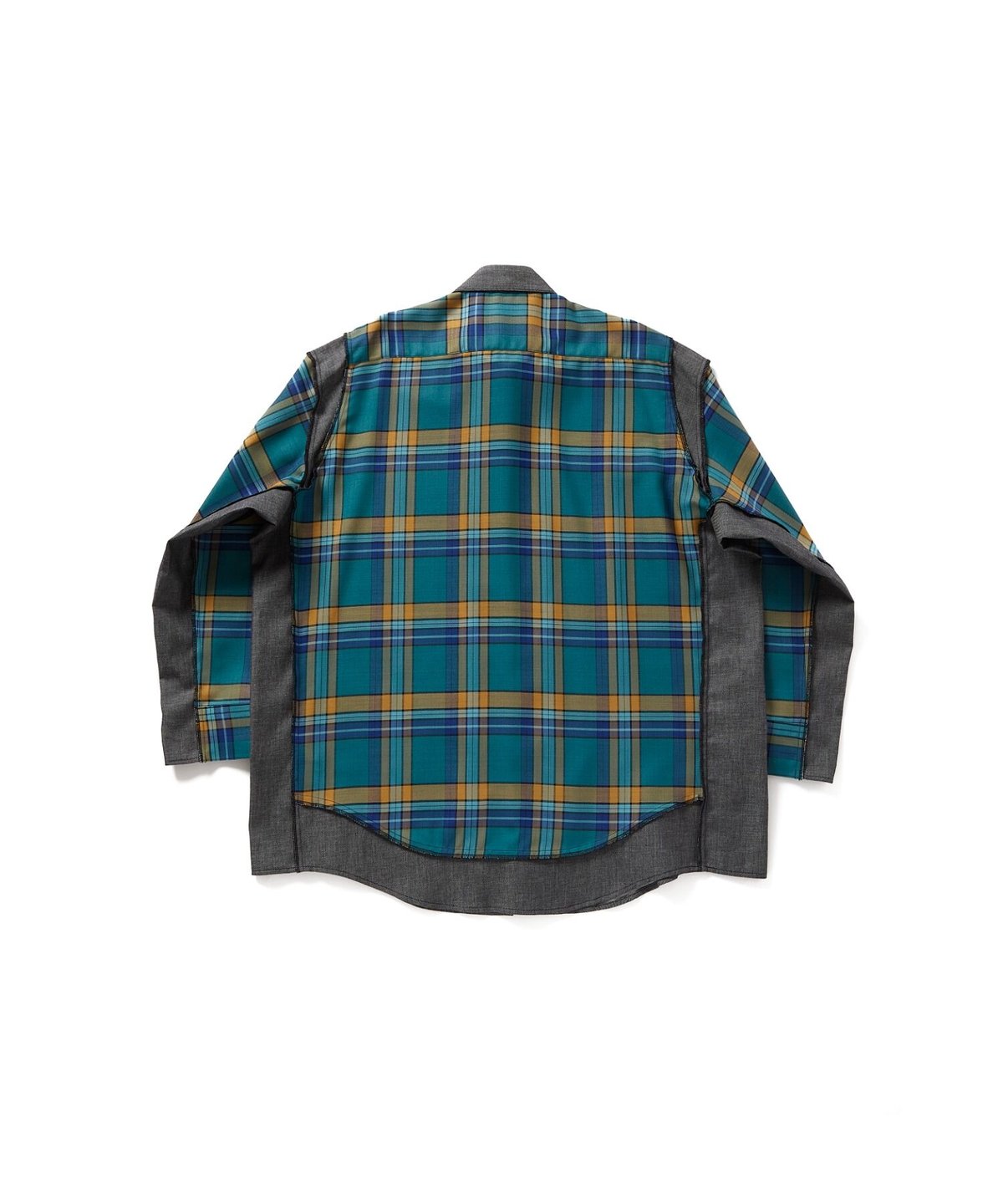 週末限定価格　N.HOOLYWOOD EHALFSLEEVE チェックSHIRT fit=scale-down,w=1200