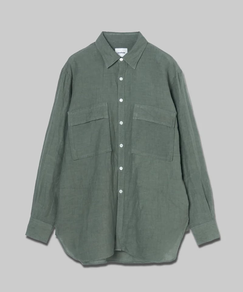 colon】CSH-4 – 1/60 Linen Cloth – Khaki / ダブルポ