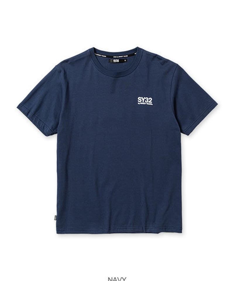 SY32 by SWEET YEARS 】BOX LOGO BACK PRINT TEE |