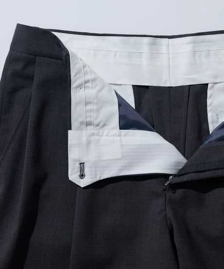 【:colon】CPT-1/ 2out-Pleats Slacks - TW Tropical Strech