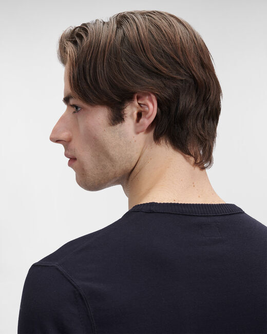 C.P.COMPANY】Cotton Crepe Crew Neck Knit | MICH