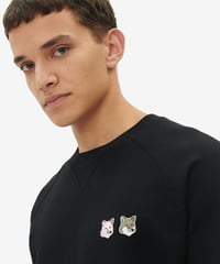 【MAISON KITSUNE】 MONOCHROME FOX HEAD PATCH CLASSIC SWEATSHIRT