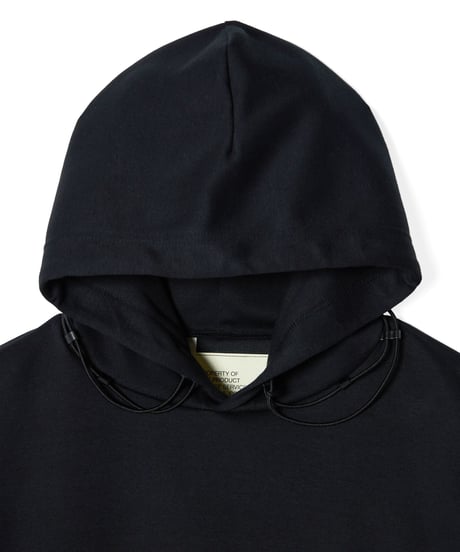 【N.HOOLYWOOD】DRAWSTRING HOODED SWEATSHIRT BLACK