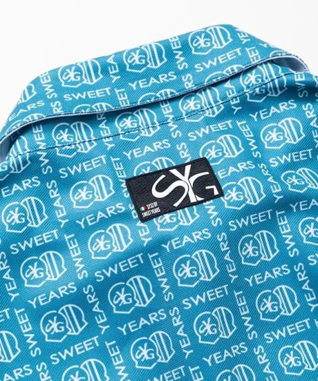 【SY32 by SWEET YEARS GOLF】BOX GRAPHIC KANOKO COLLAR SHIRTS