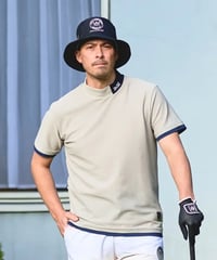 【SY32 by SWEET YEARS GOLF】STRETCH DIMPLE TRICOT MOCK